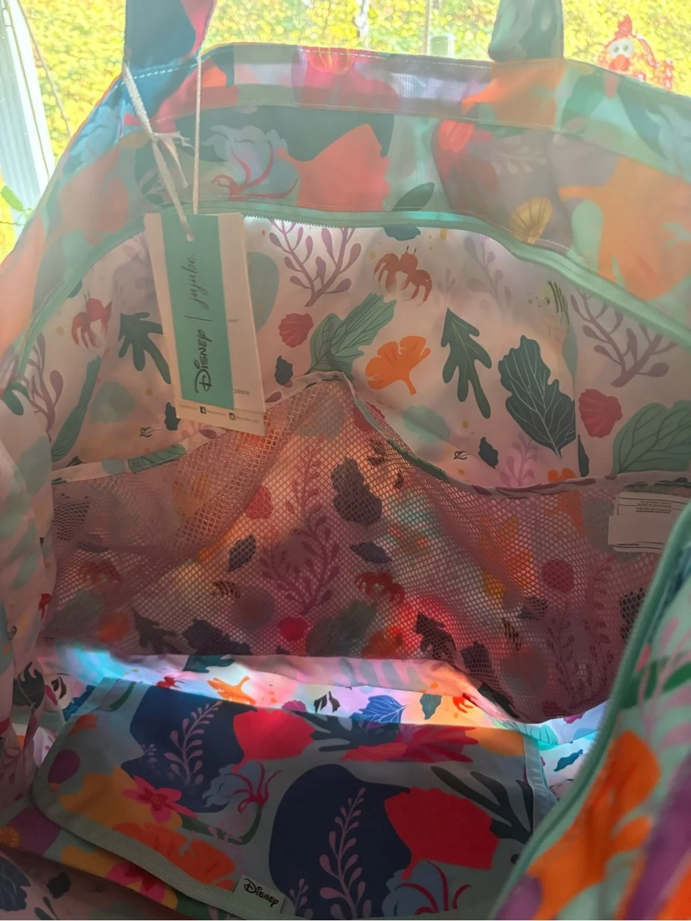 Ju-Ju-Be Disney Little Mermaid Super Be Plus Tote and Be Quick Wristlet